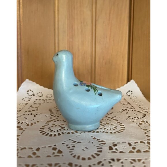 Vintage Svensk Slojd Scandanavian Handmade Pottery Hand Painted Bird Whistle - Picture 2 of 7